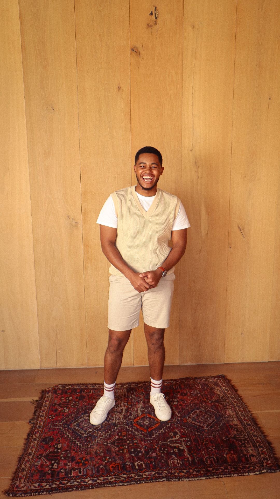 Rich Cream Cricket Vest [NEW]